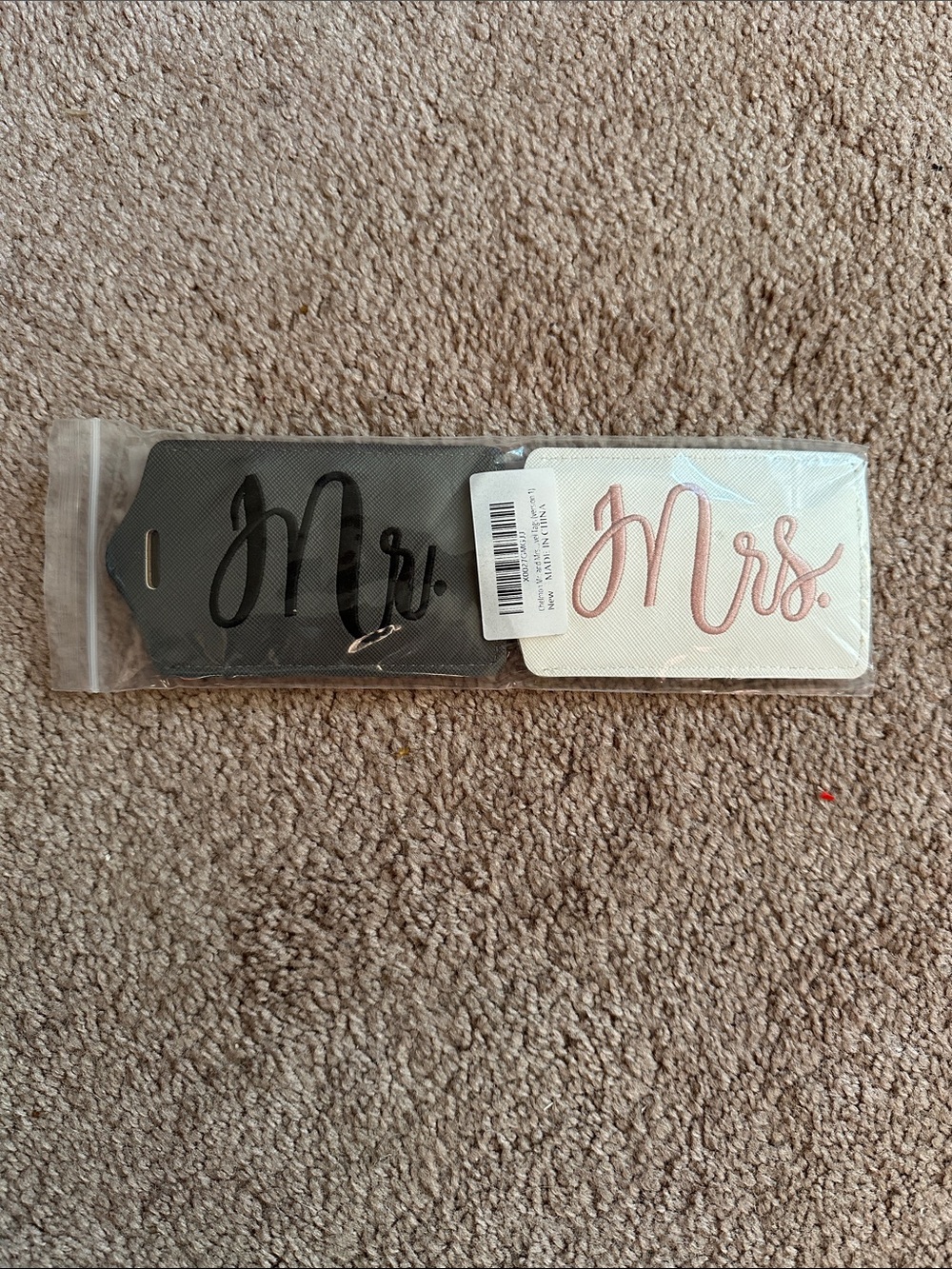 Mr. & Mrs Luggage Tags